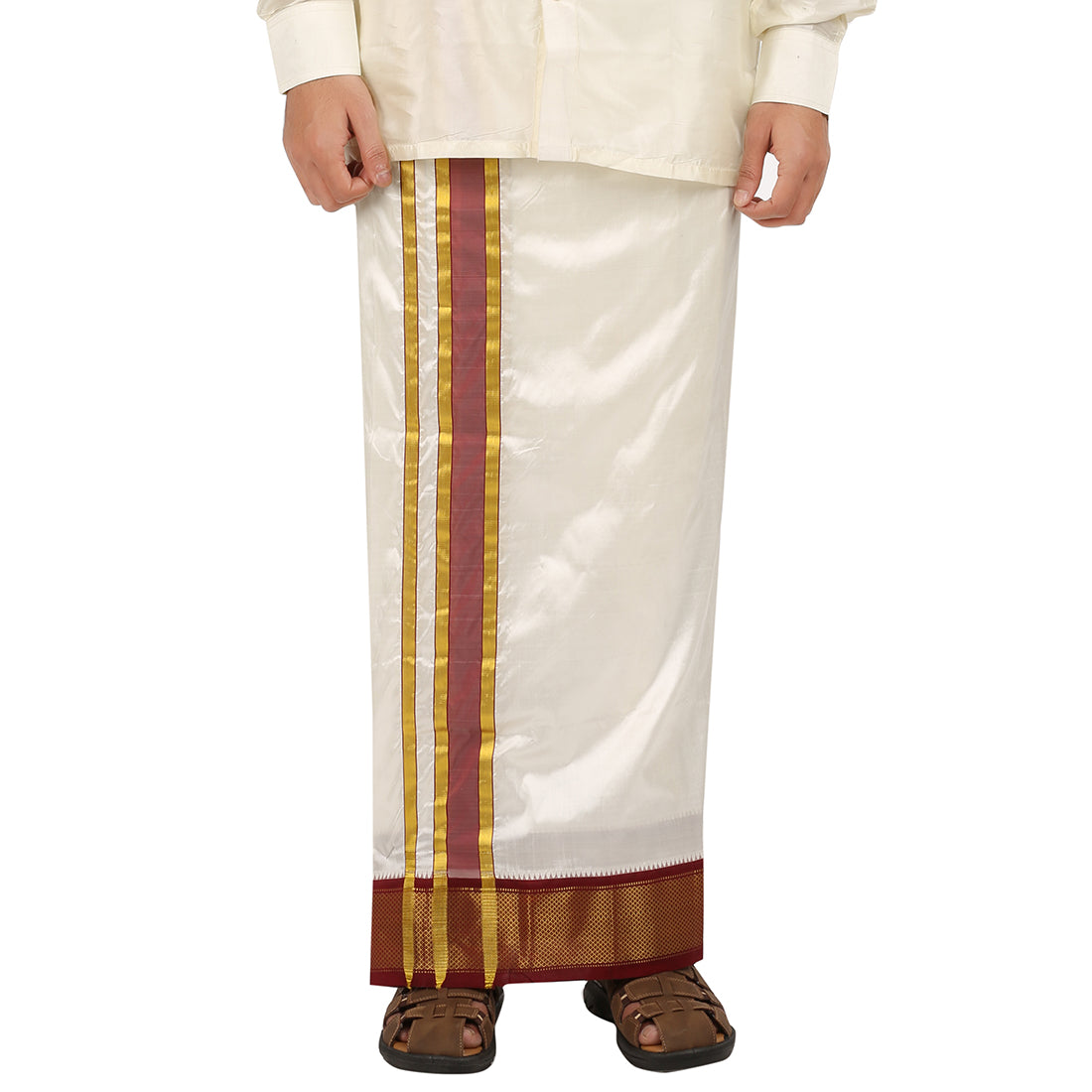 Pure Silk 16 Kan Dhoti