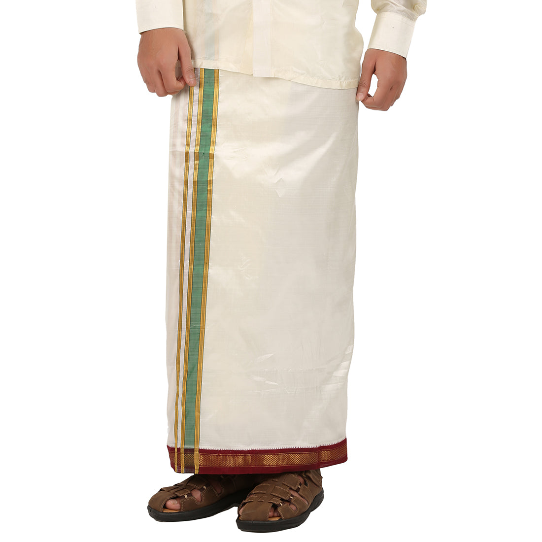 Pure Silk 5 Kan Dhoti