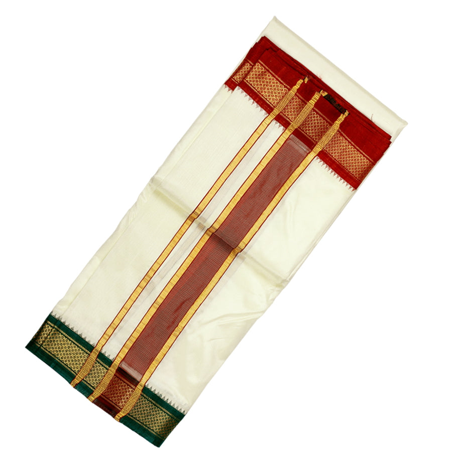 Pure Silk 5 Kan Dhoti