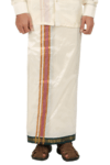 Korvai Silk Dhoti 5Kan good for a traditional look | kannika
