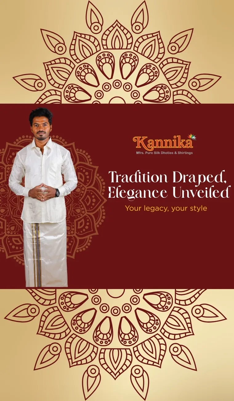 Buy Dhotis Online - Kannika Dhotis | Traditional Wear 6 MB (1)